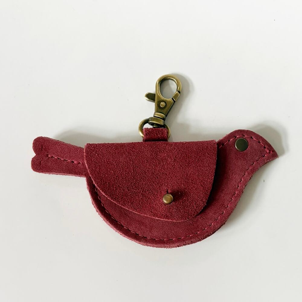 Portland Leather Goods Red Panda Mockingbird Pouch Keychain BNNU